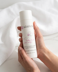 Silverette Silver-Powered Stretch Marks Cream 200ml jar, nourishing daily care with silver-infused formula for skin improvement